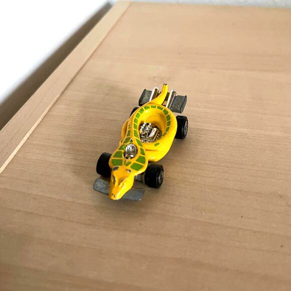 Hot Wheels Turboa Cobra Snake 1985 Yellow Vintage Car Mattel 1:64 Diecast Used - Picture 1 of 11